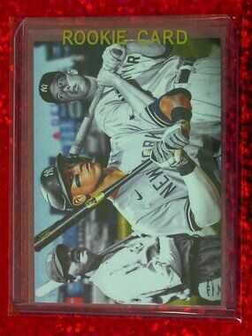Aaron Judge * Babe Ruth * Mickey Mantle Facsimile Autograph Card